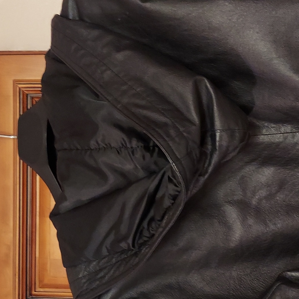 Leather Genuine Black  Jacket  GREE BELL - Picture 4 of 11